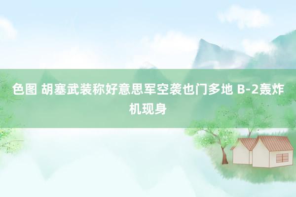 色图 胡塞武装称好意思军空袭也门多地 B-2轰炸机现身