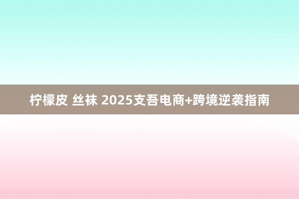 柠檬皮 丝袜 2025支吾电商+跨境逆袭指南