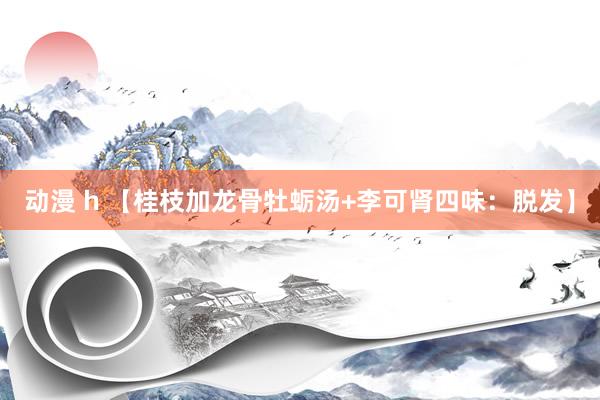 动漫 h 【桂枝加龙骨牡蛎汤+李可肾四味：脱发】